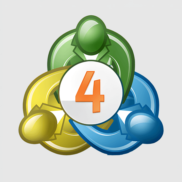 MetaTrader 4 Logo - Industry-standard trading platform with 30+ technical indicators, EA automated trading, and one-click execution.